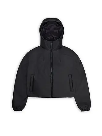 RAINS | Jacke LOHJA SHORT INSULTED JACKET | schwarz